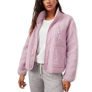 Rails Lorna fleece jacket in Lilac